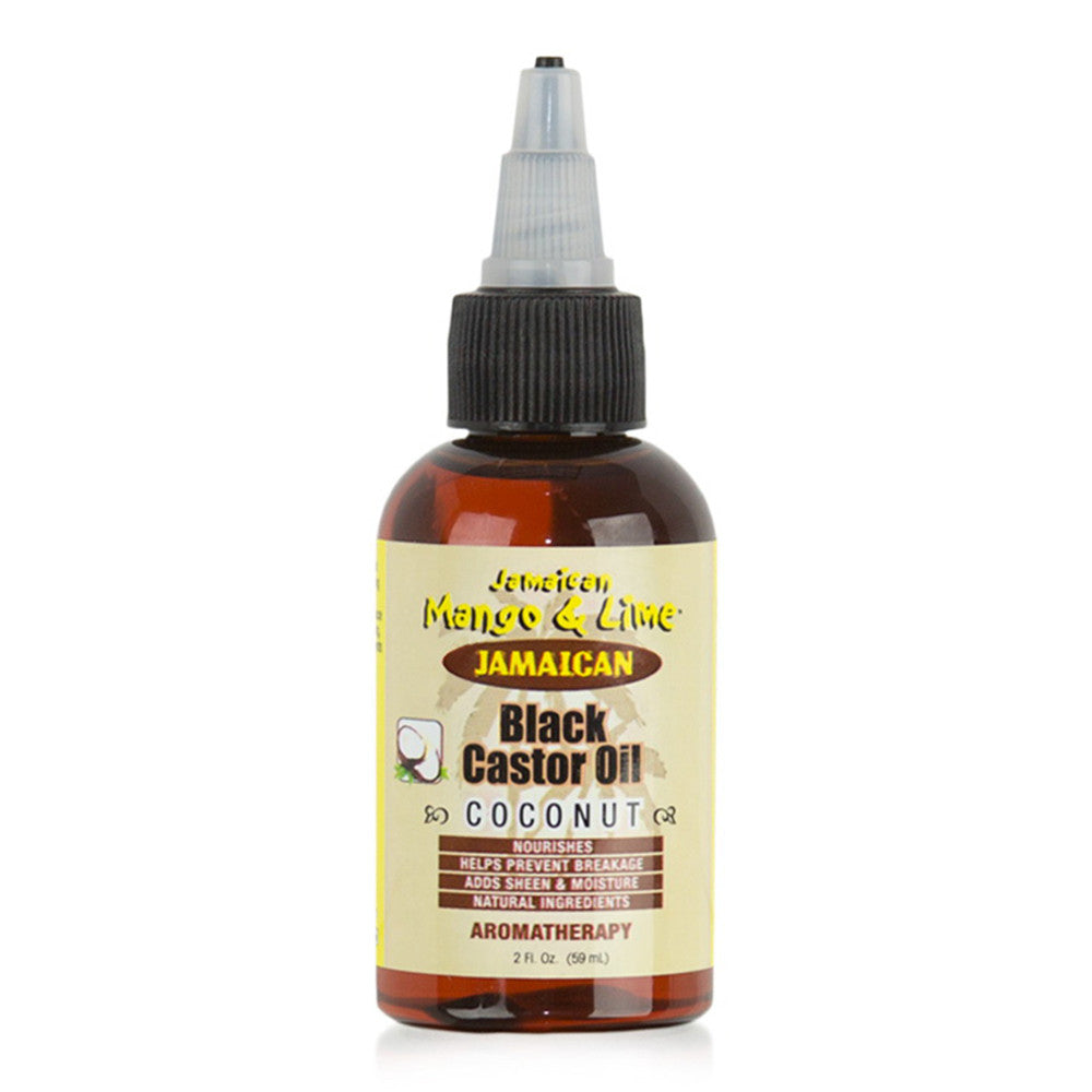 Jamaican Mango and Lime Black Coconut Castor Oil, 2 Oz